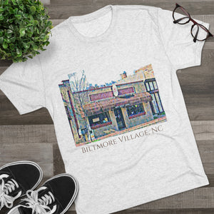 Unisex Tri-Blend Crew Tee - Hot Shot Cafe - Biltmore Village, NC - Provisions, LLC