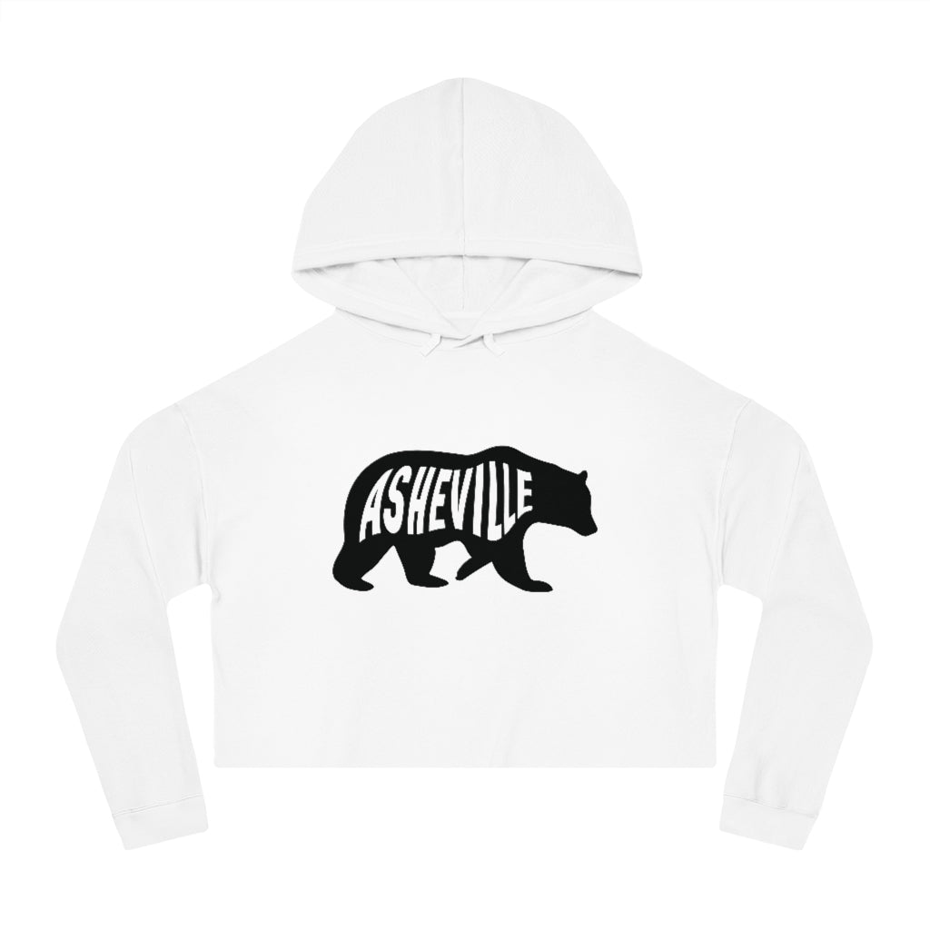 Women’s Cropped Hooded Sweatshirt - Asheville Bear - Provisions, LLC