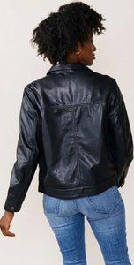 Able Annie Leather Jacket - Black - Provisions, LLC