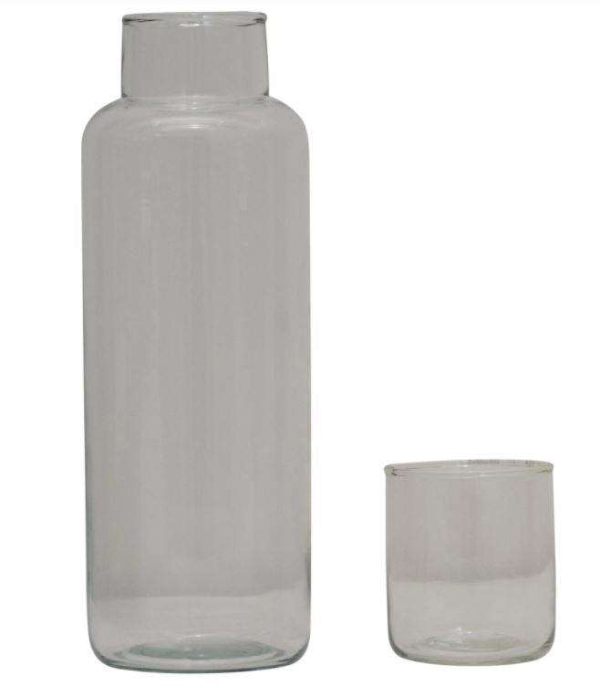 Decanter with Stackable Drinking Glass - Provisions, LLC