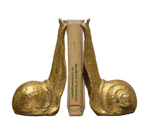 Cast Iron Snail Bookends (Set) - Provisions, LLC