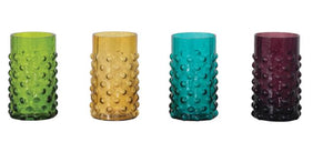 Hobnail Drinking Glasses, Set of 4, Assorted - Provisions Mercantile