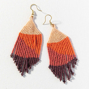 Ink + Alloy Pink Ombre Seed Bead Earring - Provisions Mercantile