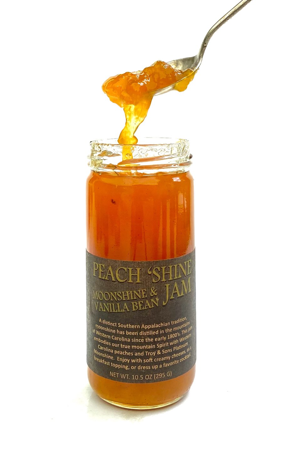 Copper Spoon Peach Shine Jam - Provisions, LLC