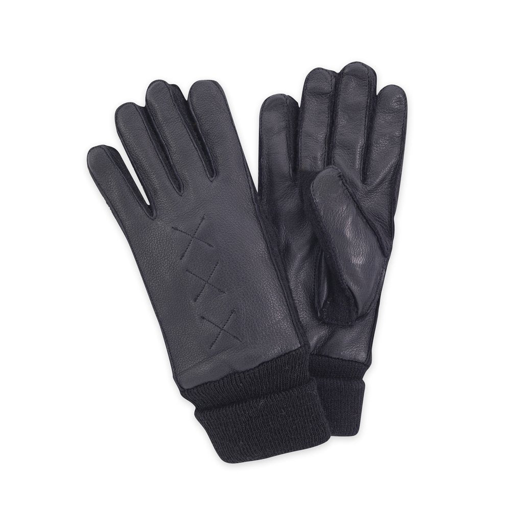 Pistil Black Leather Westside Ladies Gloves - Provisions, LLC