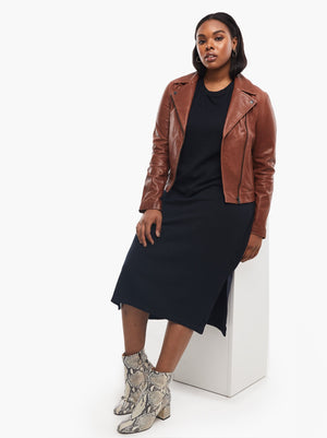 ABLE Maha Leather Jacket - Provisions Mercantile