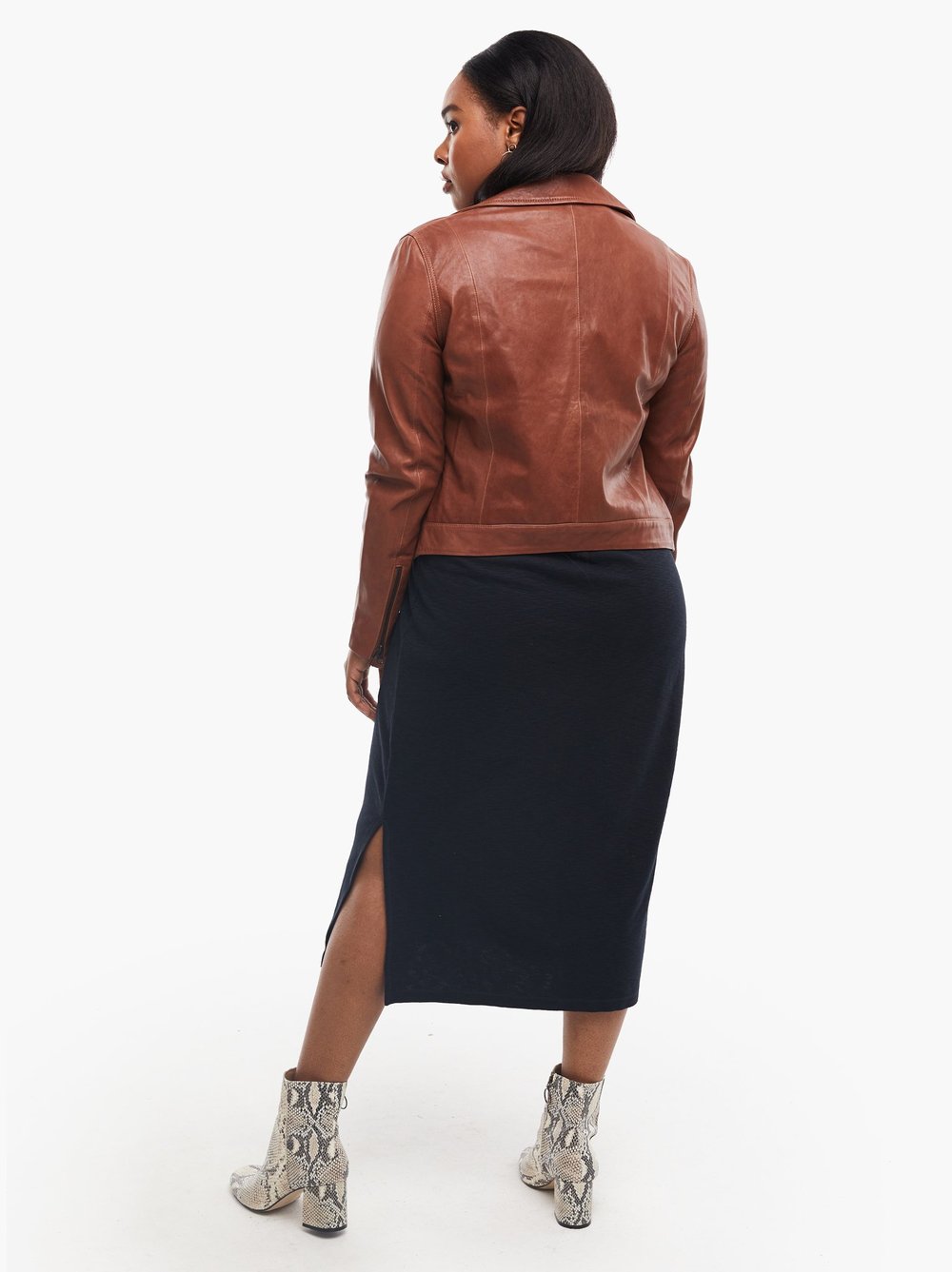 ABLE Maha Leather Jacket - Provisions Mercantile