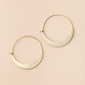 Scout Crescent Hoop Refined Earring - Provisions Mercantile