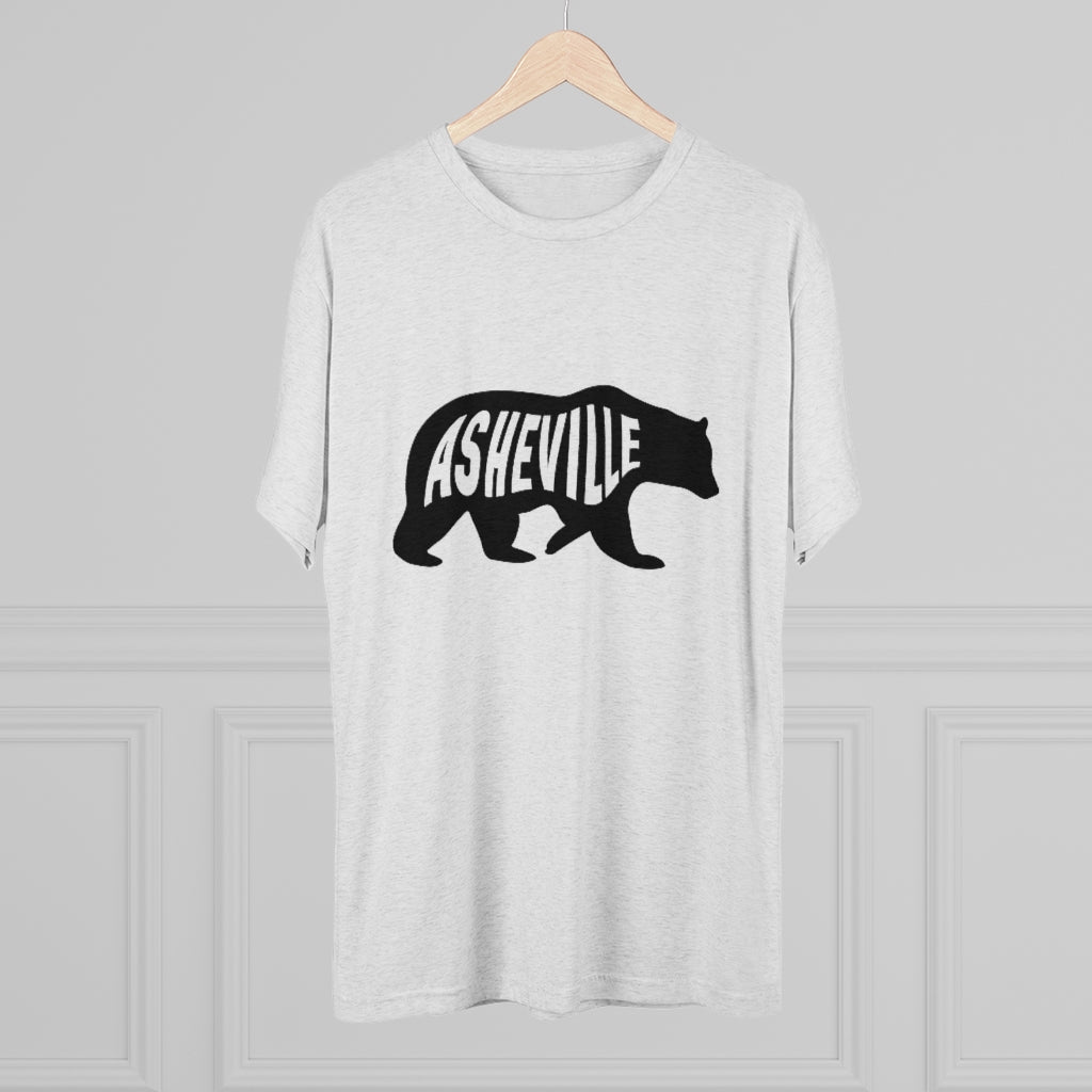 Unisex Tri-Blend Crew Tee Shirt - Asheville Bear - Provisions, LLC
