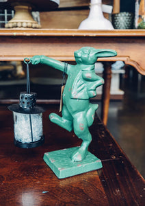 Cast Iron Rabbit Pillar Holder - Provisions, LLC