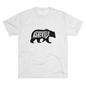 Unisex Tri-Blend Crew Tee Shirt - Asheville Bear - Provisions, LLC