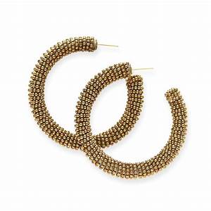 INK + ALLOY Small Seed Bead Hoop Earring - Provisions Mercantile
