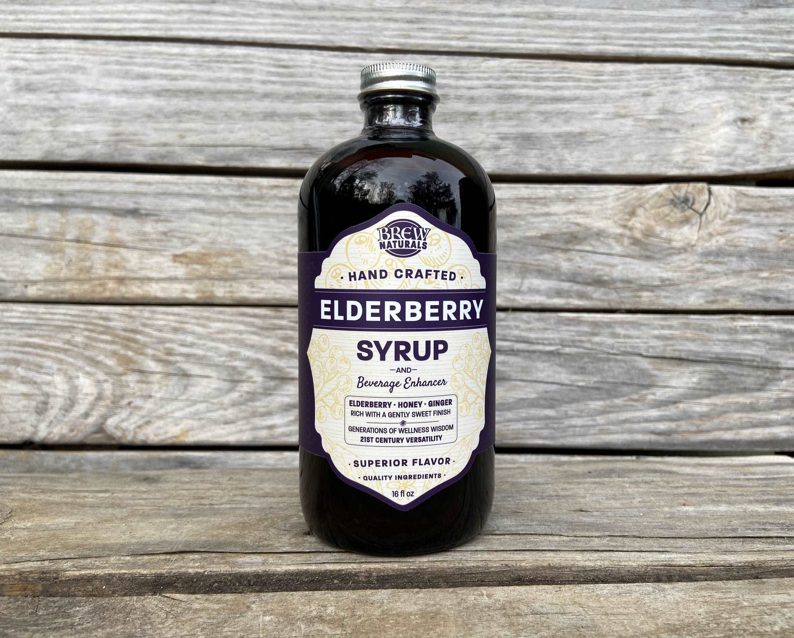 Brew Naturals Elderberry Syrup & Beverage Enhancer - Provisions, LLC