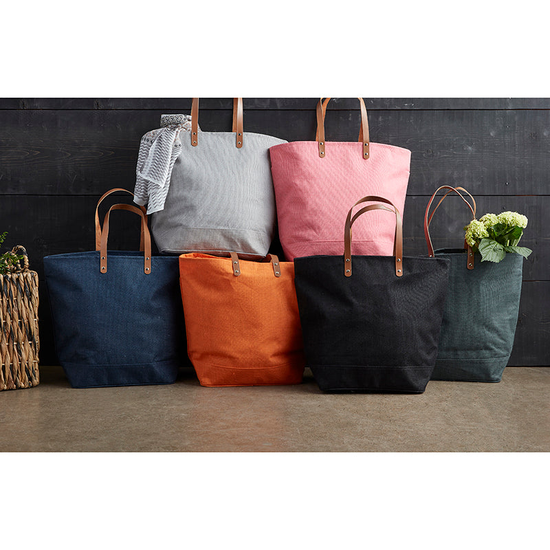 Leather & Jute Tote Bag - Provisions, LLC